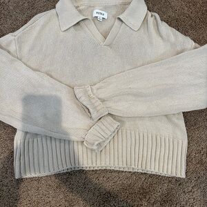 Pistola Cream Knit Sweater